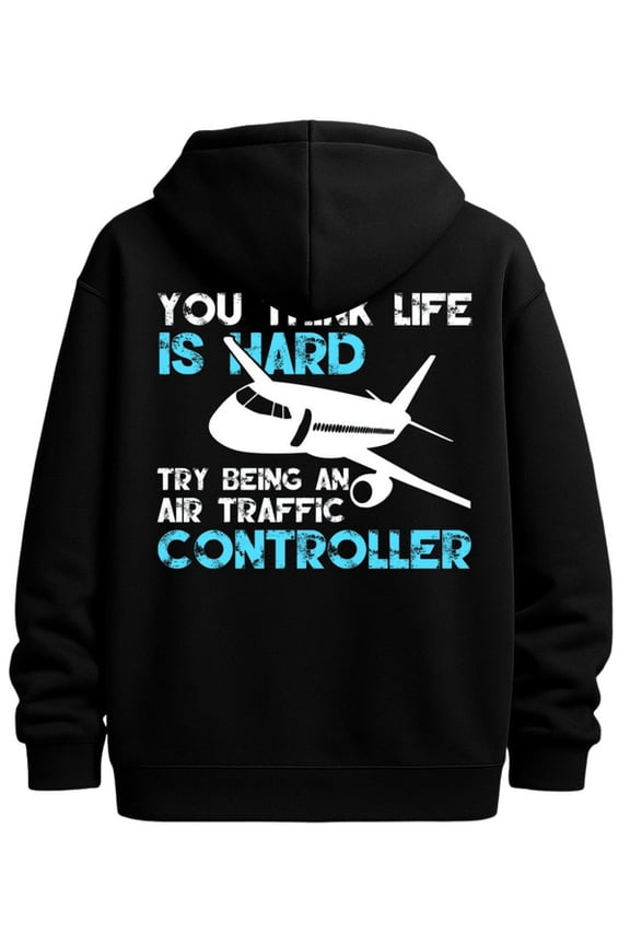 Air Traffic Ctrlr hoodies funny humor men regular fit black New Spring and Autumn Season Printed Hoodie in Style pullovers dames work Casual Unisex Shirt Short Sleeve tshirts