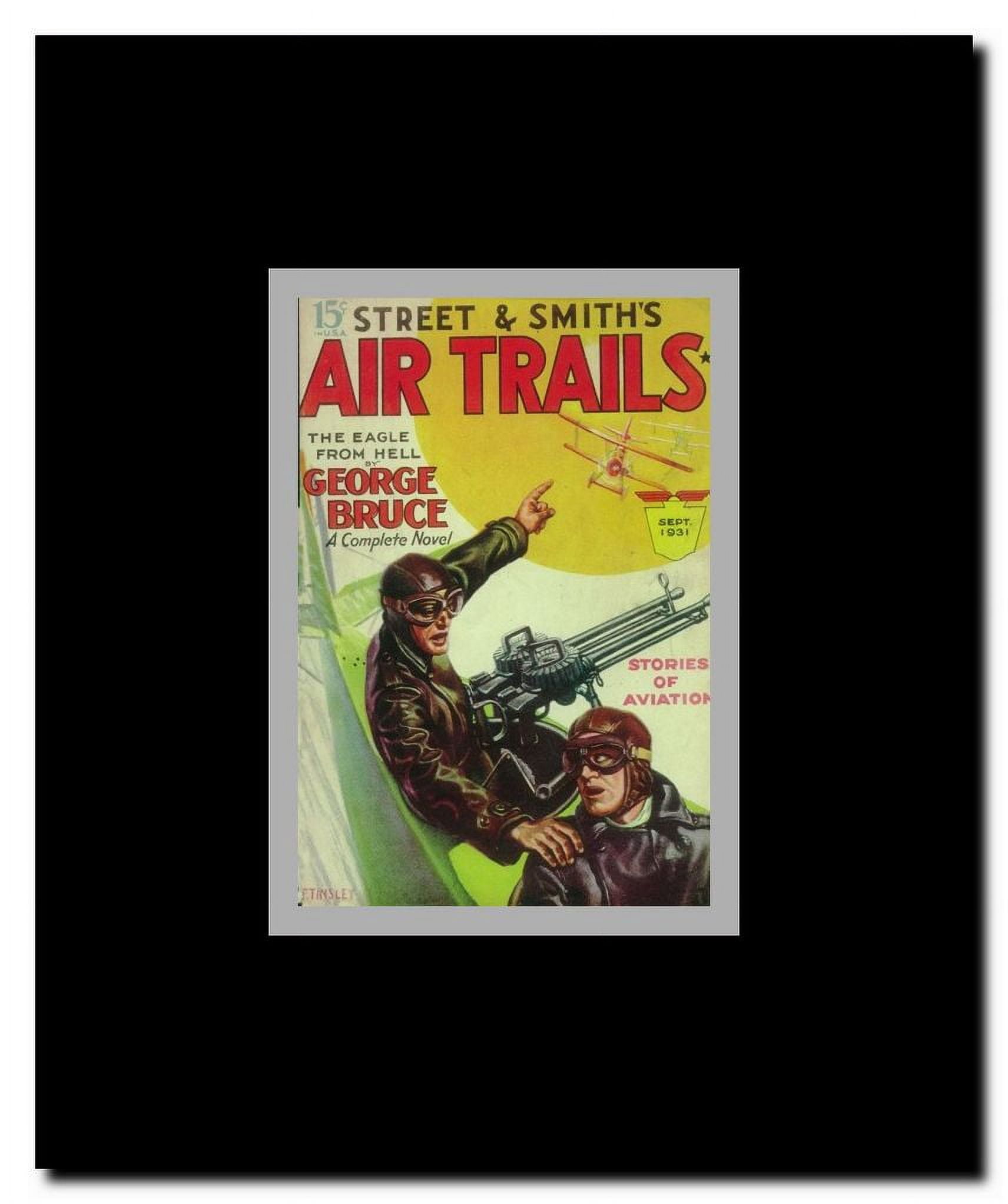 Air Trails (Pulp) Framed Movie Poster