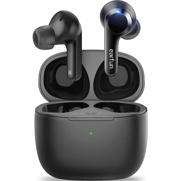  Air True Wireless Earbuds Bluetooth Earbuds with 4 Mics Sweatshield IPX7 Waterproof Volume Control USB-C Fast Charge in-Ear Headphones Charging Deep Bass 35H Playtime