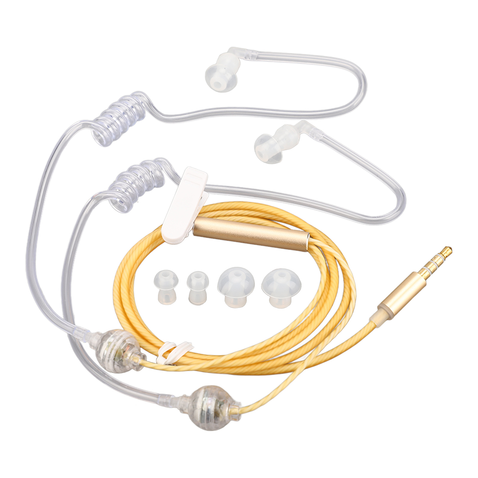 Air Tube Earbuds Air Tube Earbuds Ergonomic Radiation Free Noise Reduction Portable Binaural 3