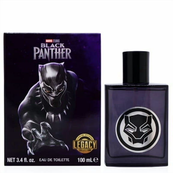 Air-Val International Marvel Black Panther Legacy Eau de Toilette for Men Spray 3.4 oz / 100ml