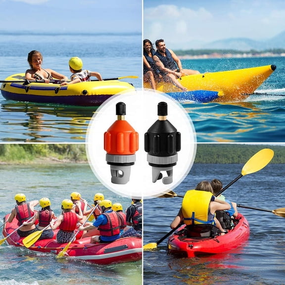 Air Valve Adapter, Inflatable Boat SUP Pump Adaptor with Nozzle, Multifunction SUP Pump Adaptor Compressor Air Valve Converter for Stand Up Paddle Board, Inflatable Bed