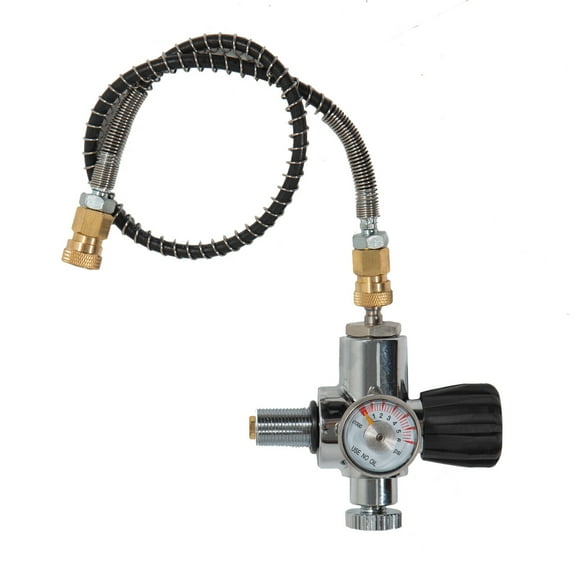 Air Valve Regulator Fill Station Disconnect Hose For PCP Air Tank Tool M18x1.5