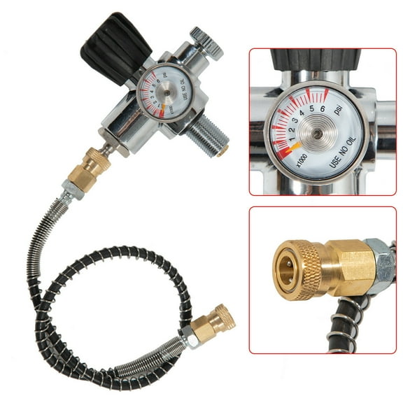 Air Valve Regulator Fill Station Disconnect Hose for PCP Air Tank M18x1.5