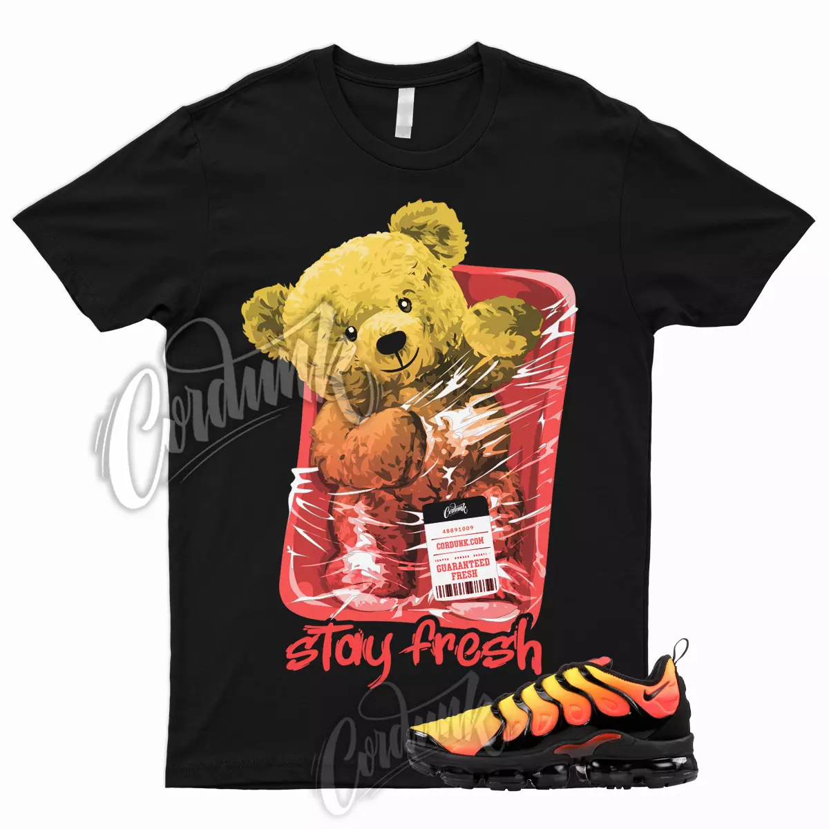 orange vapormax shirt