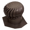 thumbnail image 1 of Air Vent Air Hawk 18.4 in. H X 12 in. D Brown Aluminum Turbine and Base, 1 of 2