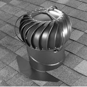 Air Vent 20.2 in. H X 12 in. L X 12 in. D Mill Aluminum Brace Turbine