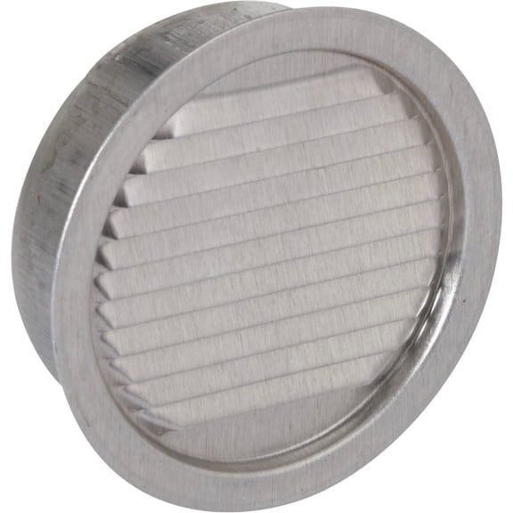Air Vent 3 in. W x 3 in. L Mill Silver Aluminum Mini Louver
