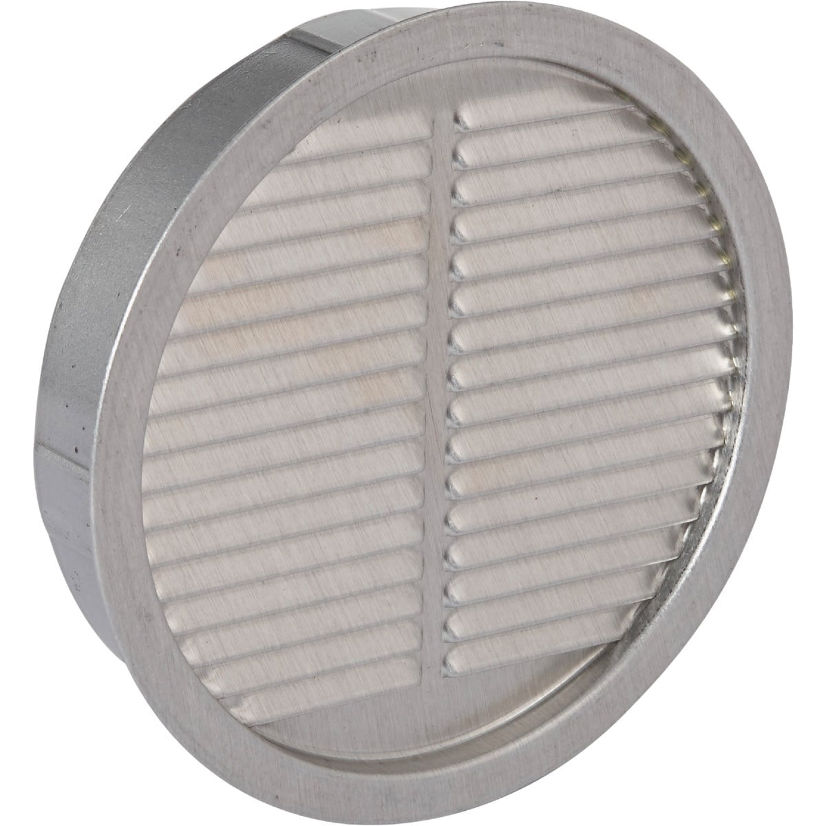 Air Vent 3 in. W X 3 in. L Mill Silver Aluminum Mini Louver