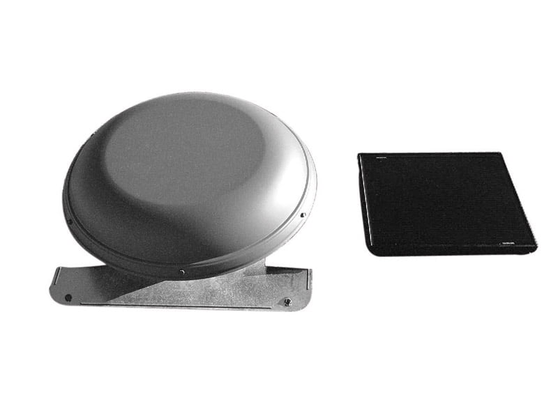 Weatherwood Solar Powered Attic Ventilator with High Efficiency Motor
