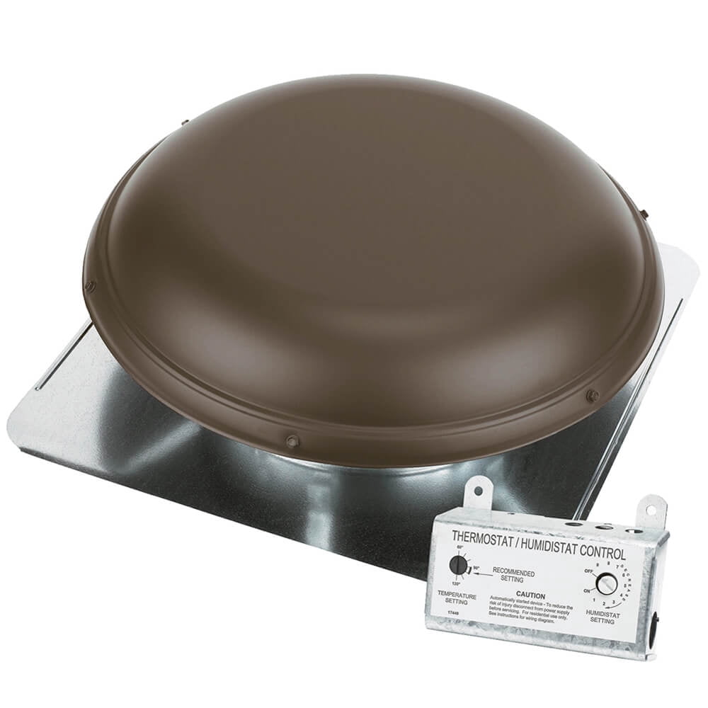 Air Vent Roof Mount Attic Vent with Humidistat/Thermostat