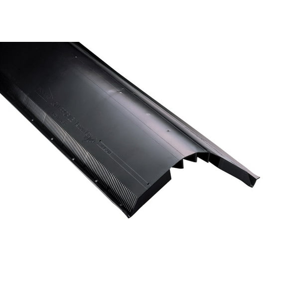 Air Vent 7/8 in. H X 12 in. W X 48 in. L Black Copolymer Resin Shingle Over Ridge Vent