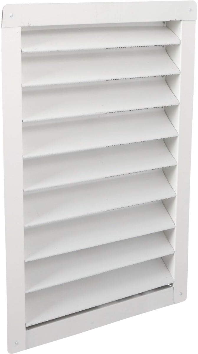 Air Vent 81214 Aluminum Attic Louver Vent, White, 12 x 18 In. - Quantity 6