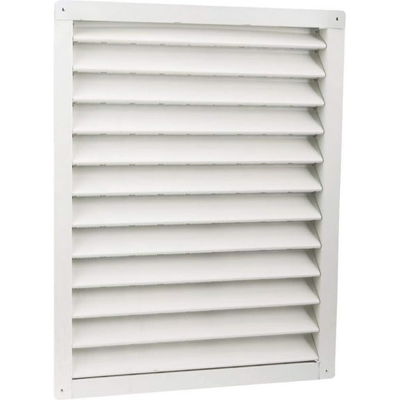 Air Vent 81237 Aluminum Gable Louver Vent, White, 18 x 24 In. - Quantity 2