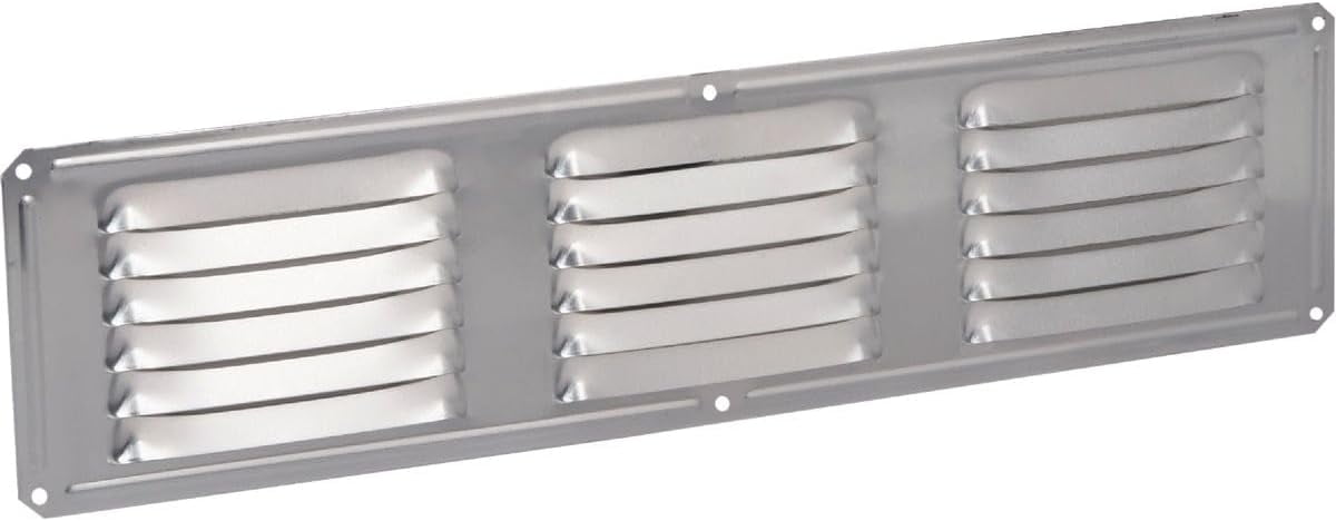 Undereave Vent 16x4 Inches - Aluminum Intake Vent For Attic, Pack Of 24, White