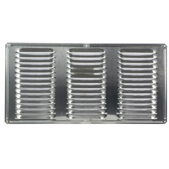 Air Vent 8 in. H X 16 in. L Mill Aluminum Undereave Vent