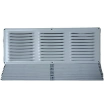 Air Vent 84215 16" x 6" White Aluminum Undereave Soffit Vent