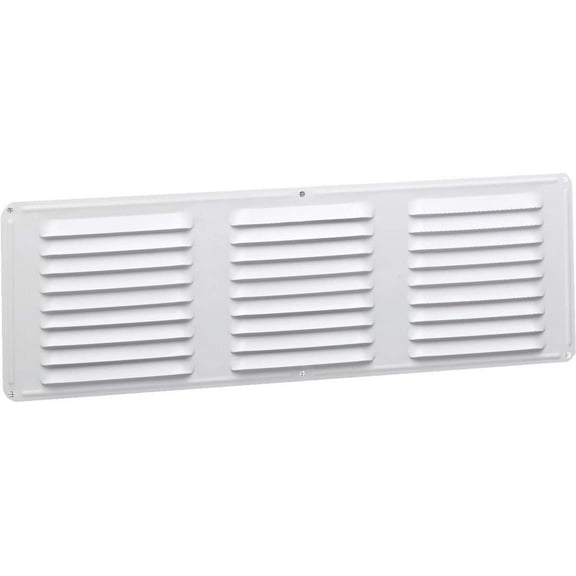 Air Vent 84215 Undereave Vent, Aluminum, White, 16 x 6-In. - Quantity 24