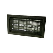Air Vent 9.5 in. H X 17.1 in. W Black Plastic Automatic Foundation Vent