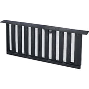 Air Vent 93805 16 x 8 in. Plastic Foundation Vent With Slider- Black