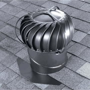 Air Vent Air Hawk 18.9 in. H X 12 in. D Weatherwood Aluminum Turbine and Base