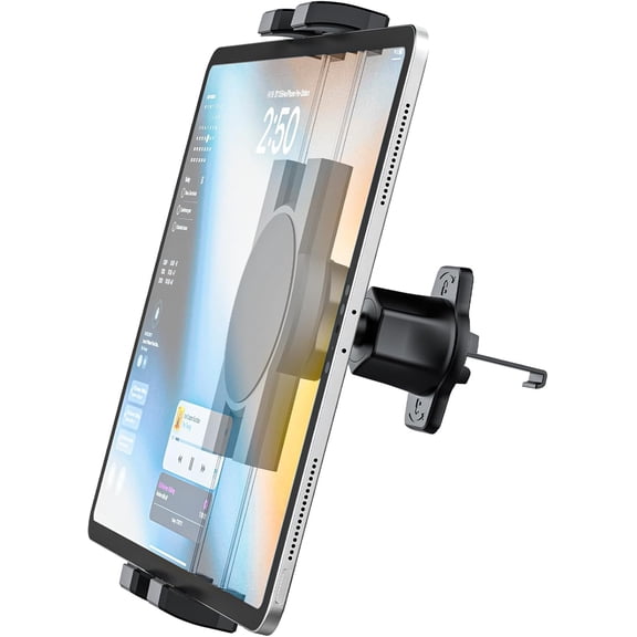 Air Vent Car Tablet Mount for for 4.7-13" Phone & iPad - Car Vent Tablet Holder for Car with Aluminum Upgraded Clip, Compatible with iPad Pro/Air/Mini, Galaxy Tabs, iPhone, Tablets