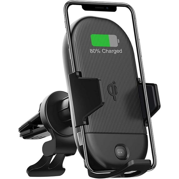 Air Vent Car Wireless Charger Mount for OnePlus 10 Pro Phone - Holder Fast Charge Cradle Dock Compatible With OnePlus 10 Pro