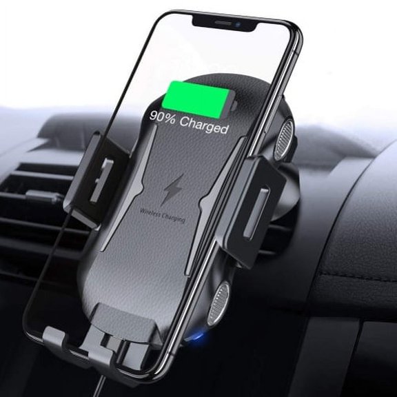 Air Vent Car Wireless Charger Mount for iPhone 16/Pro/Max/Plus - Holder Fast Charge Cradle Dock Auto Sensor