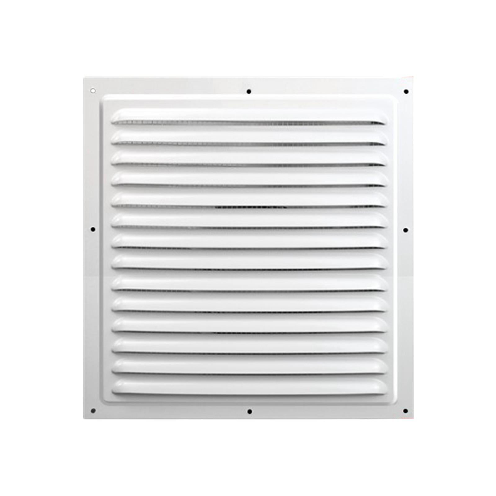 Air Vent Cover Air Vent Grille Square Aluminum Alloy White Ventilation