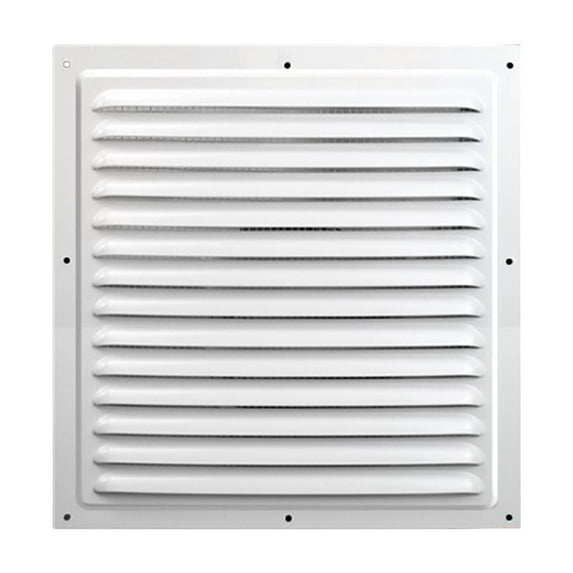 Air Vent Cover, Air Vent Grille, White Square Aluminum Alloy, Air Vent Louver, Return Air Grille for Office Rvs Bathroom Ceiling Campers 30cm