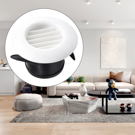 Air Vent Cover Circular Indoor Ventilation Outlet Duct Pipe Cover Cap Ventilation Cover For Wall Ceiling Air Outlet Fresh System