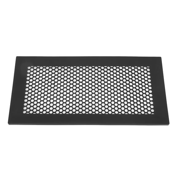 Air Vent Cover for Floor, Floor Vent Covers Silicone Baby Safe Ventilation Floor Cover for Wall Ceiling Floor Air Vent Filters to Catch Debris Hair[Black]
