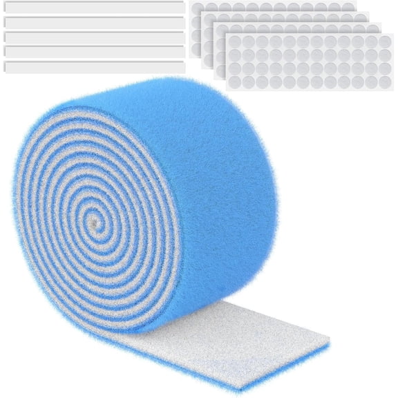 Air Vent Filters for Home Floor, MERV 8 Floor Vent Filters, Air Vent Covers Filters, Cut to Fit Air Filter Roll, Filter Media for HVAC Systems, Grilles & Ceiling, 130" x 12" x 0.5"