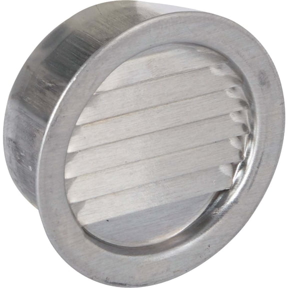 AirVent 2 In. Aluminum Mini Louver Soffit Vent (6 Count) 50001