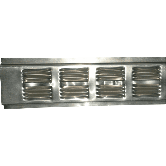 Air Vent Continuous Aluminum Soffit and Under Eave Vent - Retrofit - Pack of 2