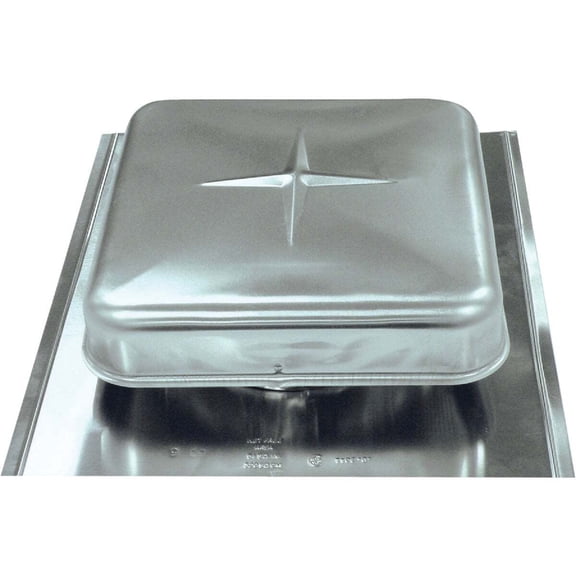 Airhawk 50 In. Mill Galvanized Steel Square Roof Vent RVG51000 Pack of 9