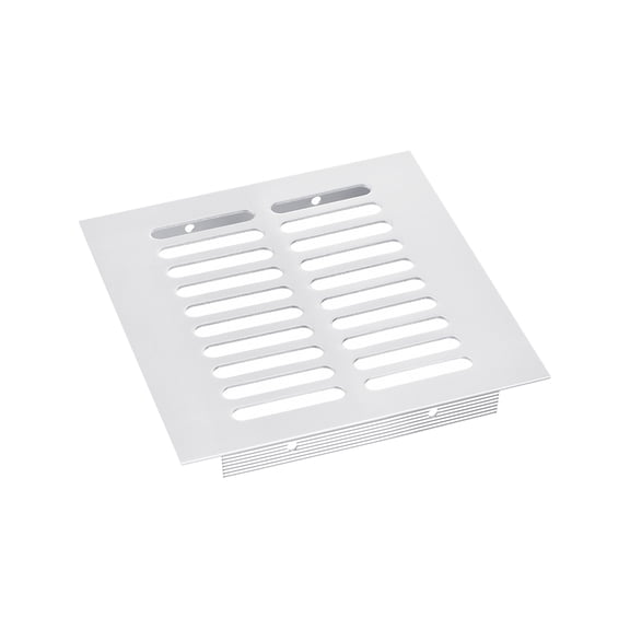Air Vents Cover, 1Pcs 150 x 150mm Aluminum Alloy Mesh Air Return Vent Cover, Louvered Ventilation Grille (Silver)