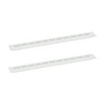 thumbnail image 1 of Air Vents Cover, 2Pcs 450 x 50mm Aluminum Alloy Mesh Air Return Vent Cover, Louvered Ventilation Grille (Silver), 1 of 5