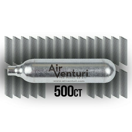 Air Venturi 12 Gram CO2 Cartridges Non-Threaded, 500 Pack - AV-6040