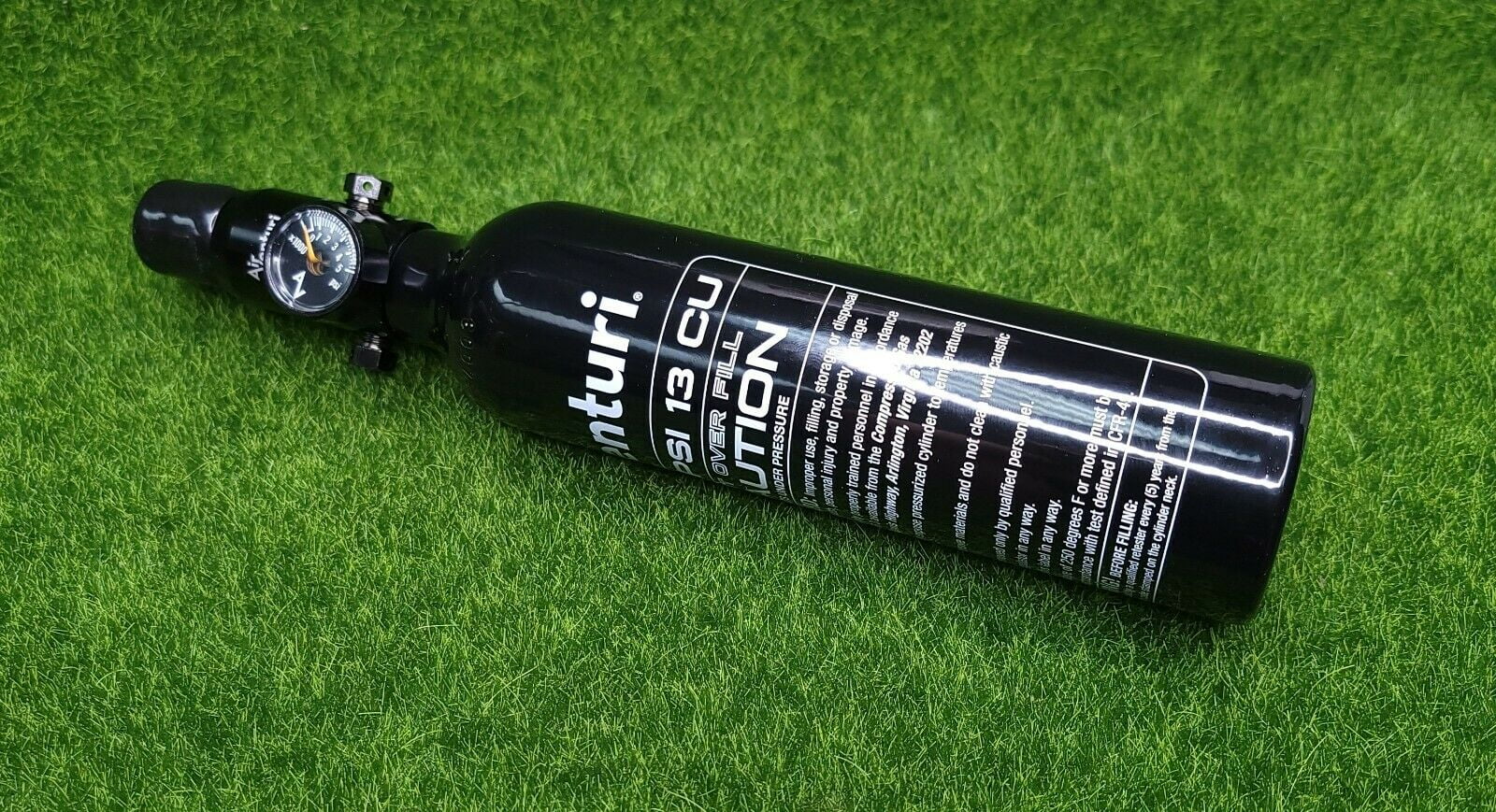 Air Venturi Fill Tank 13 cu in, Aluminum, 3,000 psi AV4513HPA