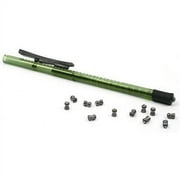 Air Venturi Pellet Pen, 0.22 Cal, Holds 15, Green Plastic for Air Rifle Loading Gun Tools