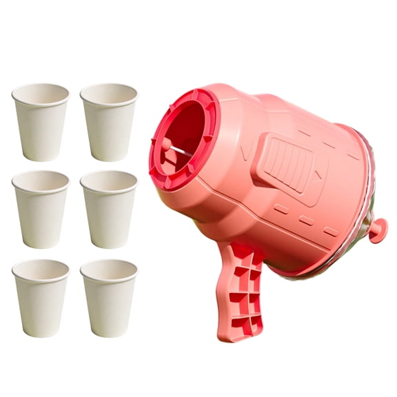 Air Vortex Launcher Cannon - Handheld Air Vortex Blasting Device with Pop-Up Sight, Fun Indoor Target Game for Family(Pink)