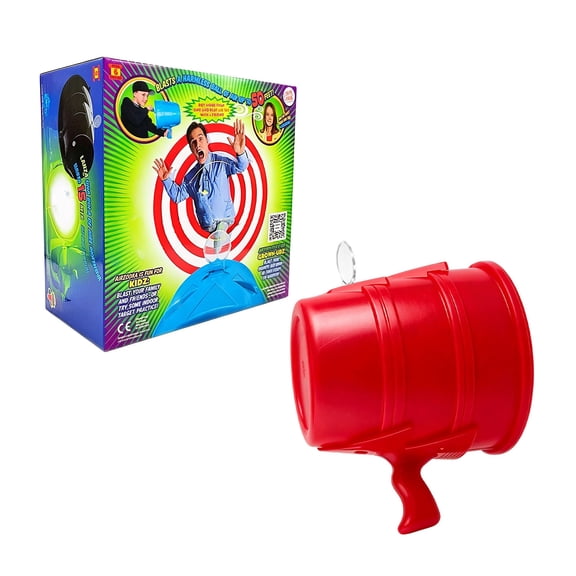Air Vortex Launcher Cannon - Handheld Air Vortex Blasting Device with Pop-Up Sight, Fun Indoor Target Game for Family