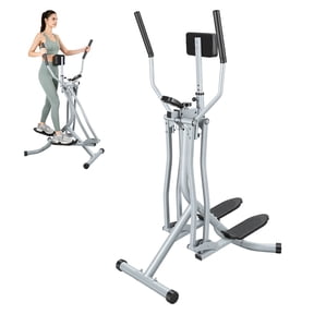 Air Walker Exercise Machine with LCD Monitor, Foldable Stepper for Low Impact Cardio