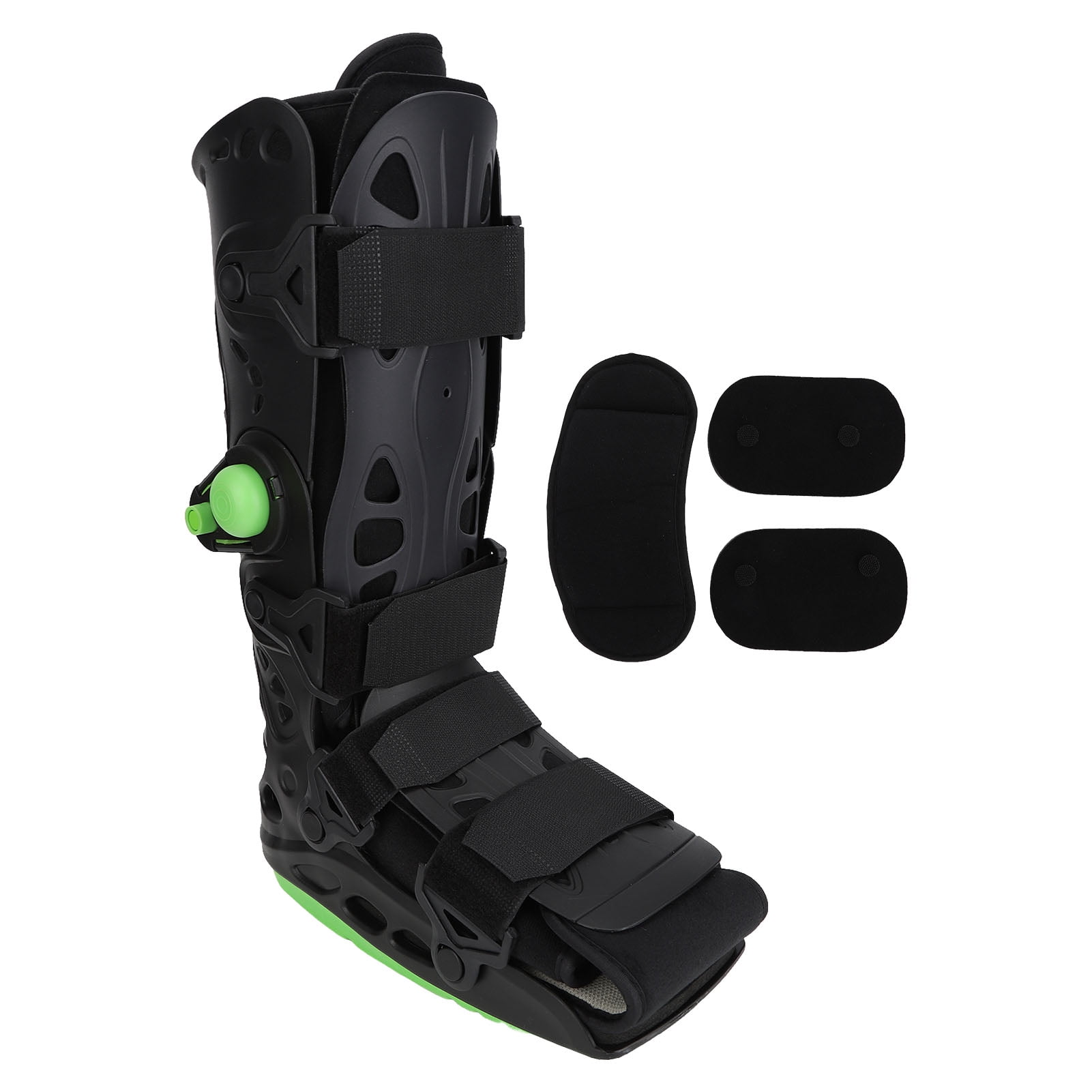 Air walking boot full shell dual gasbags inflatable pneumatic shock