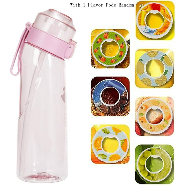650Ml Air Up Water Bottle with 7 Fruit Fragrance Bottle Flavored Taste Pods  NEW