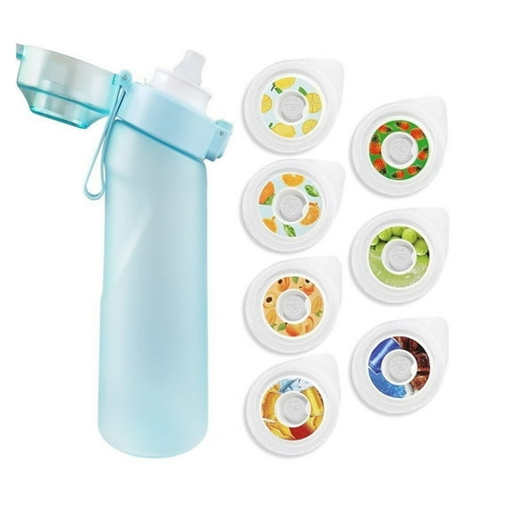 Air Water Bottle with 7 Flavor Capsules 0 Sugar/Calorie,for Adult and Kids,for Gym and Outdoor Gift