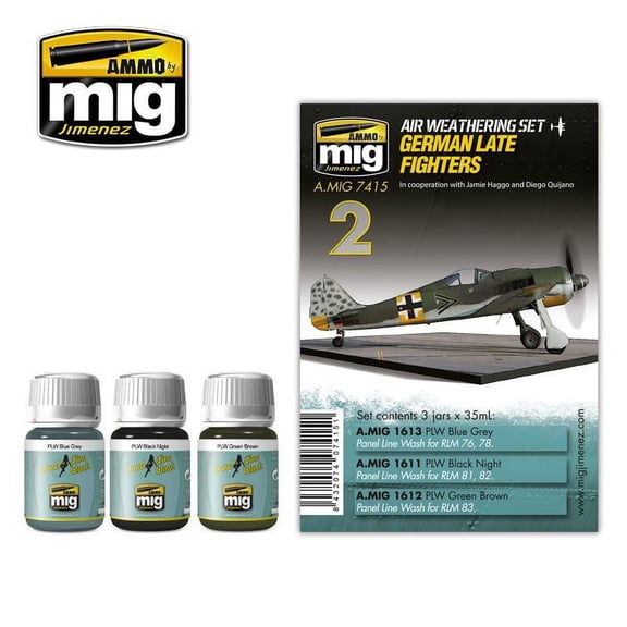 Air Weathering Set - German Late Fighters New