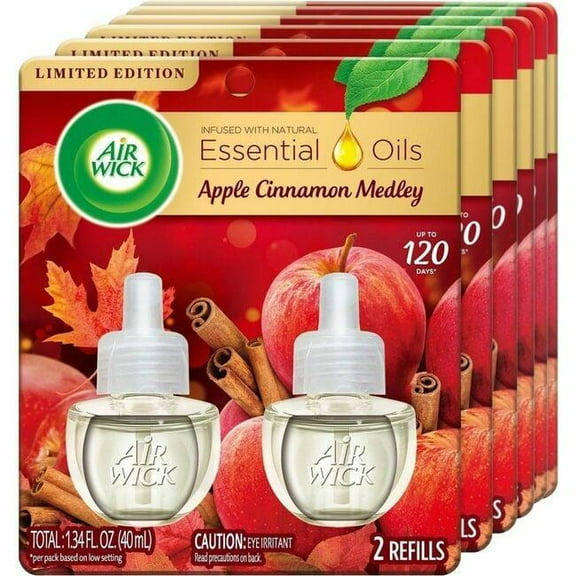0.67 oz. Scented Oil Refill - Apple Cinnamon Medley (6/Carton)