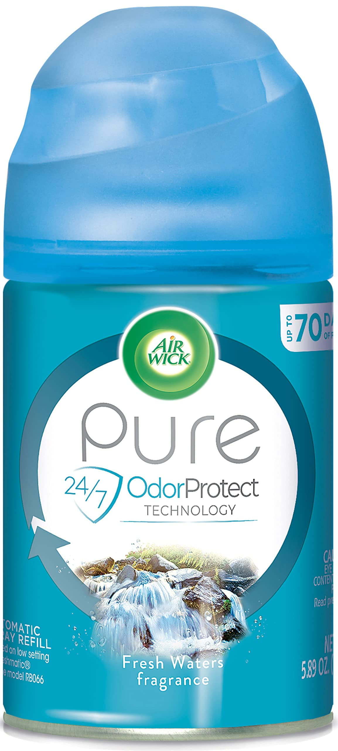 Air Wick Automatic Air Freshener Spray Refill, 1ct, Fresh Waters, Odor